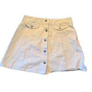 BDG By Urban Outfitters Cream Textured Fabric Apparel